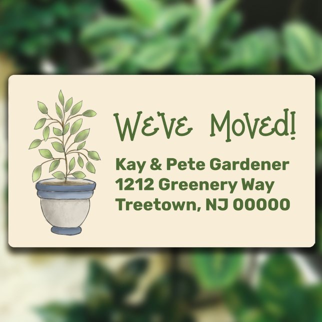 Cute Watercolor Plants Labels (Creator Uploaded)