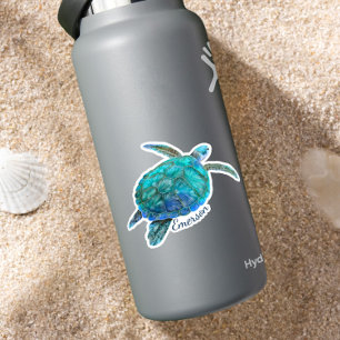 Cute Watercolor Sea Turtle Personalised