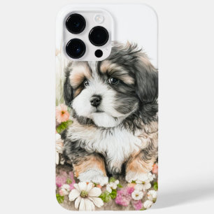 CUTE WATERCOLOR SHIH TZU PUPPY DOG Case-Mate iPhone 14 PRO MAX CASE