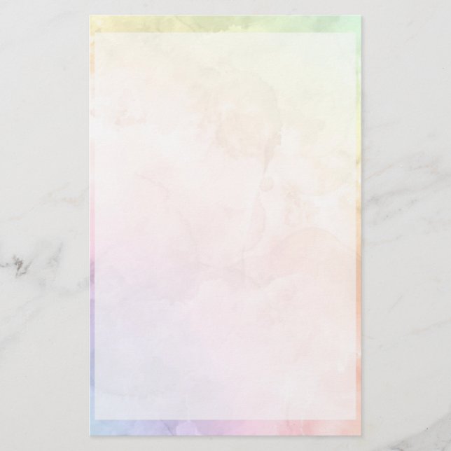 Cute Watercolor Stationery (Front)