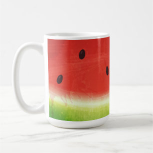 Cute Watercolor Watermelon Giant funny slice Coffee Mug