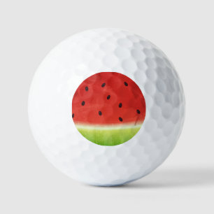 Cute Watercolor Watermelon Giant funny slice Golf Balls