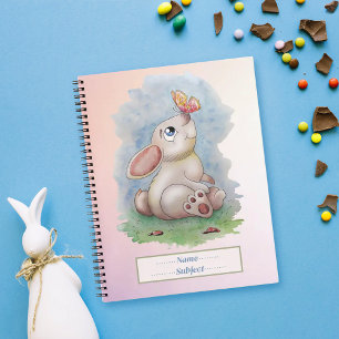 Cute watercolors bunny Notebook