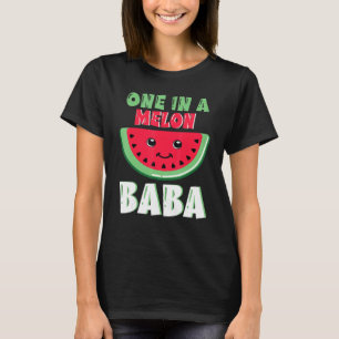 Cute Watermelon Face Happy To Me Grandpa One In A T-Shirt