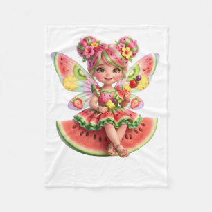 Cute Watermelon Fruit Fairy Baby Blanket
