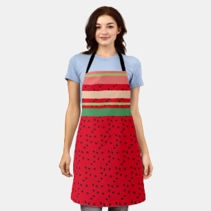 Cute Watermelon Fruit Kitchen Apron