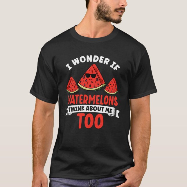 Cute Watermelon Fruit Melon  Summer for Men Women  T-Shirt (Front)