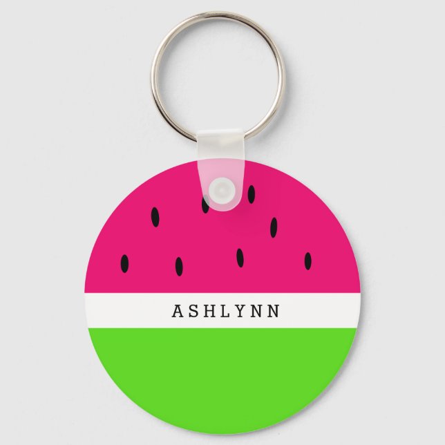 Cute Watermelon Key Ring (Front)