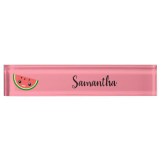 Cute Watermelon Nameplate