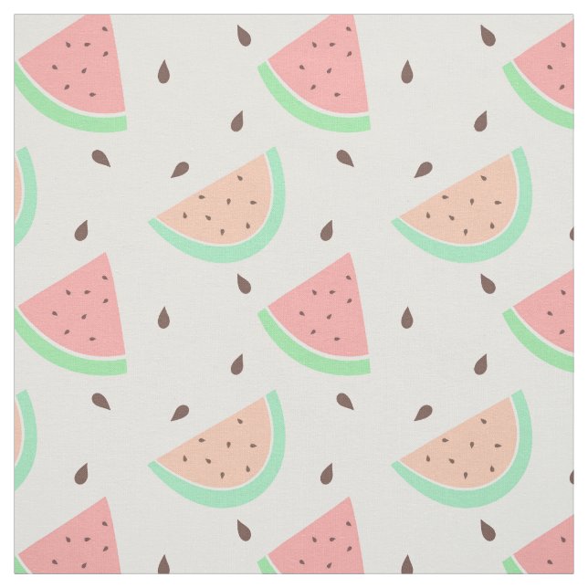 Cute Watermelon Pattern Fabric (Swatch)