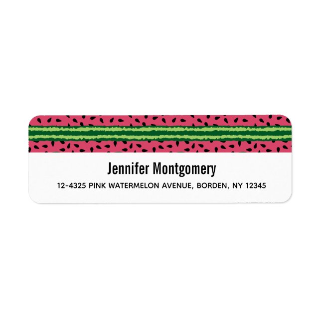 Cute Watermelon Pattern Pink & Green (Front)