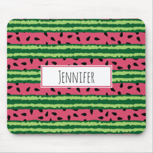 Cute Watermelon Pattern Pink & Green Mouse Mat
