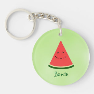 Cute Watermelon Personalized Acrylic Keychain