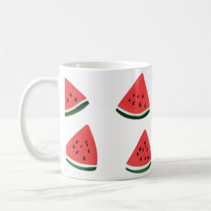 Cute Watermelon Seamless Pattern Coffee Mug