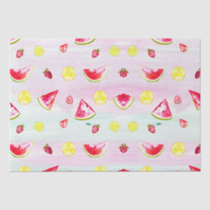 Cute Watermelon Summer Fruit Baby Shower Tissue Paper