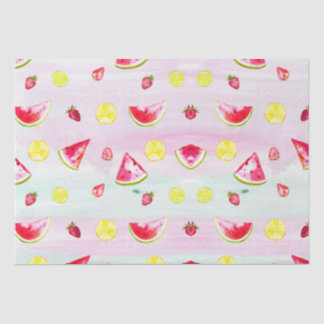 Cute Watermelon Summer Fruit Baby Shower Tissue Paper