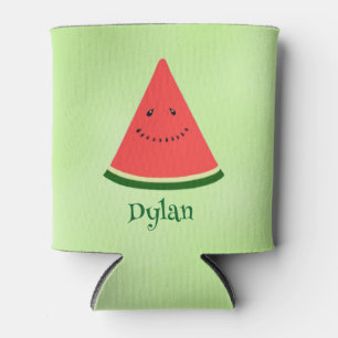 Cute Watermelon Summer Personalised Can Cooler 