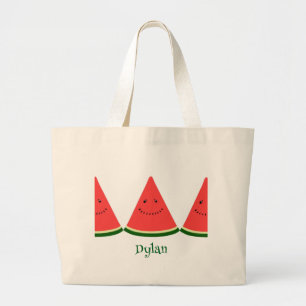 Cute Watermelon Summer Personalized Tote Bag