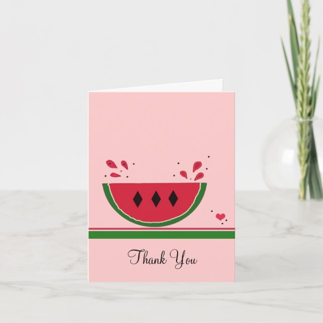 Cute Watermelon Thank You (Front)