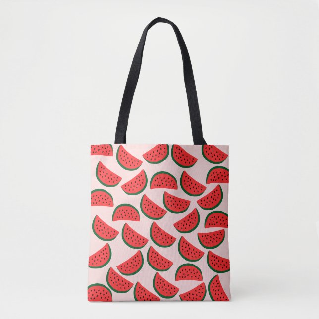 Cute Watermelon Tote Bag (Front)