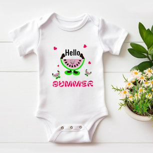 Cute watermelons baby bodysuit