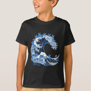 Cute Wave Of Blue Cats For Kamala T-Shirt