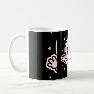 Cute Waving Skeleton Halloween Coffee Mug