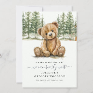 Cute We Can Bearly Wait Pregnancy  Announcement