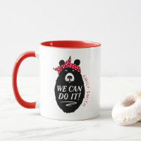 Cute We Can Do It Vintage Bear