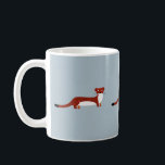 Cute Weasel Coffee Mug<br><div class="desc">Cute weasel design for mustela lovers! Original art by Nic Squirrell.</div>
