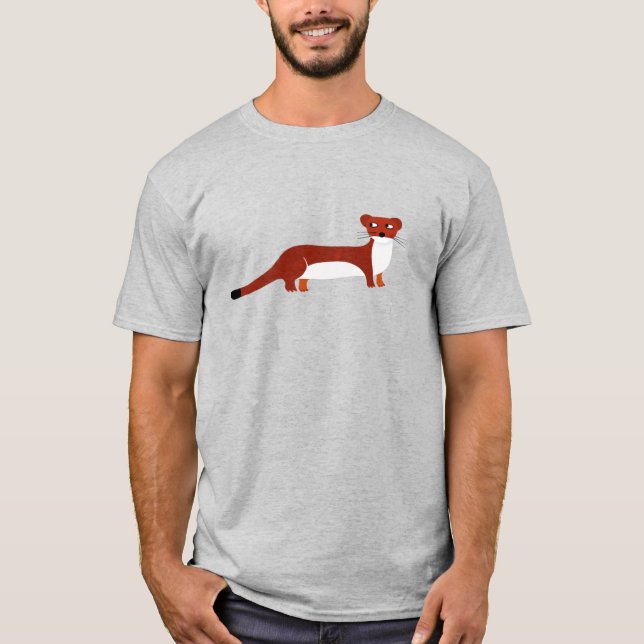 Cute Weasel T-Shirt (Front)