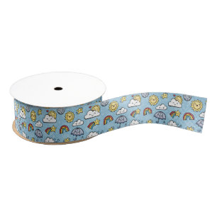 Cute Weather Grosgrain Ribbon