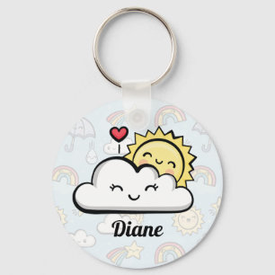 Cute Weather Key Ring