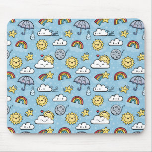 Cute Weather Mouse Mat