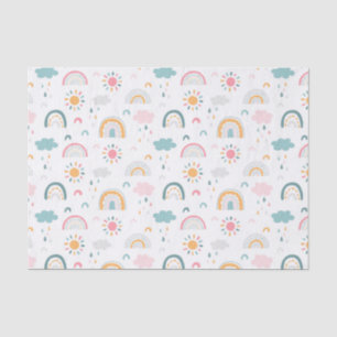 Cute Weather Pattern Tissue Paper