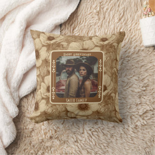 Cute Wedding 1St Anniversary Throw Pillow