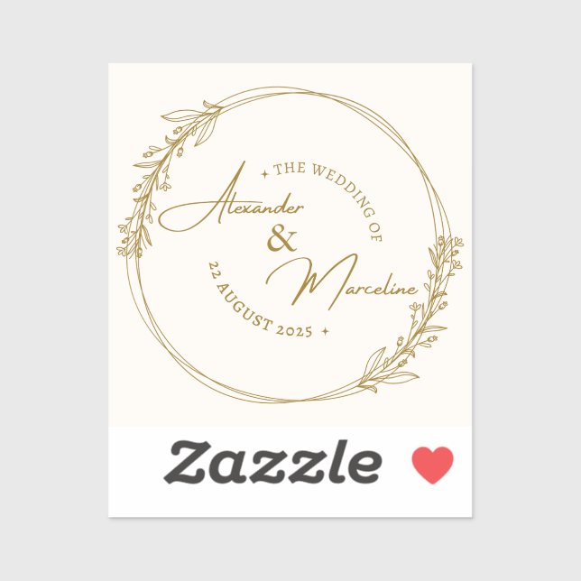 Cute Wedding Card (Sheet)