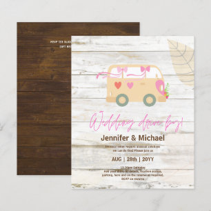 Cute Wedding Drive-By Budget Invitations