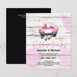Cute Wedding Drive-By Budget Invitations