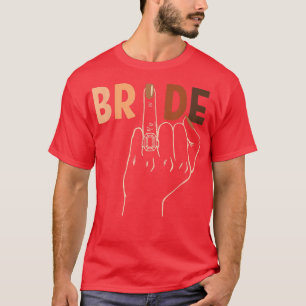 Cute Wedding Honeymoon Bachelorette Finger Ring Fi T-Shirt