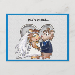 Cute Wedding Invitation Save the Date Cards