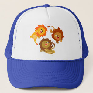 Cute Weightless Cartoon Lions Hat