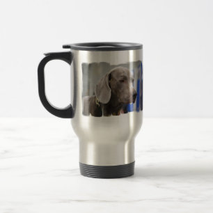 Cute Weimaraner Travel Mug