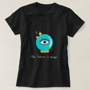 Cute weird third eye crystal ball T-Shirt