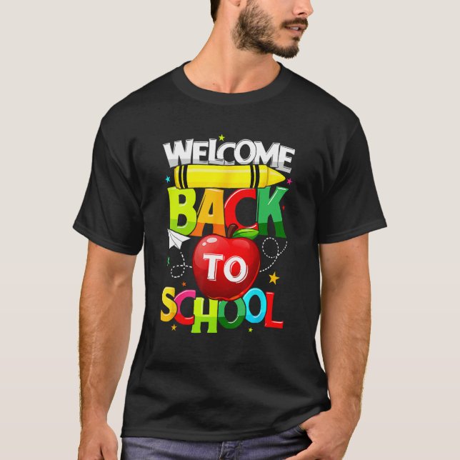Cute Welcome Back To School  Student Teacher Women T-Shirt (Front)
