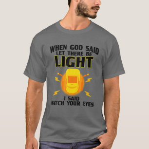 Cute Welding Art For Men Women MIG/TIG T-Shirt