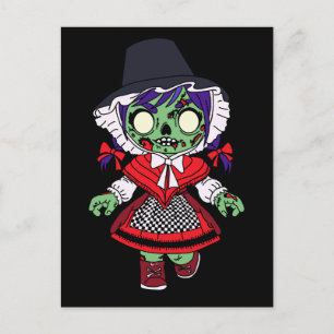 Cute Welsh Zombie Postcard
