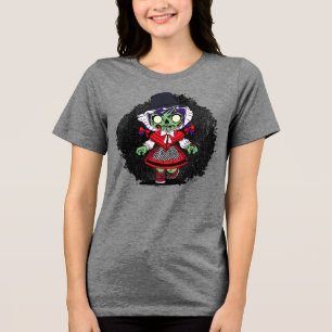 Cute Welsh Zombie Tri-Blend Shirt