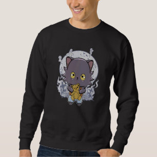Cute Werewolf Wolf And Teddy Bear Lycanthrop For H Sweatshirt