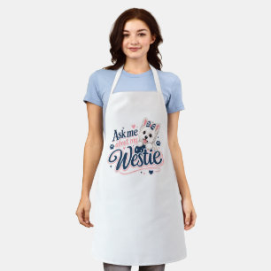 Cute West Highland White Terrier Cooking Apron